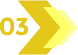 Yellow 3-step-process arrow