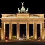 Brandenburg Gate at night