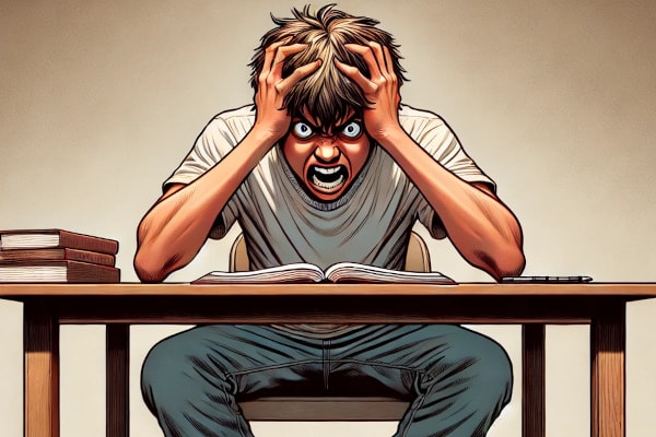 Student trying to learn German and being frustrated